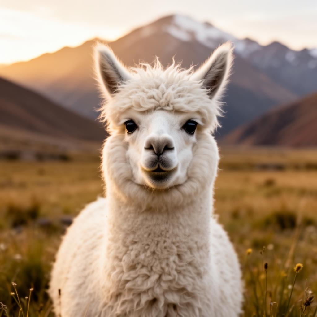 Alpaca portrait